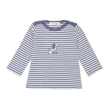 Sense Organics Koszula z długim rękawem, niebiesko-szara stripes