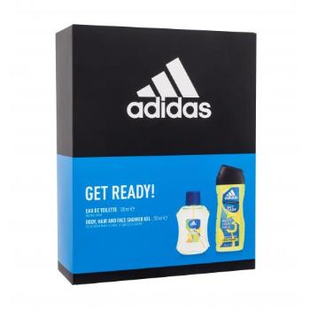 Adidas Get Ready! For Him zestaw Edt 100ml + 250ml Żel pod prysznic dla mężczyzn
