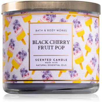 Bath & Body Works Black Cherry Fruit Pop świeczka zapachowa 411 g