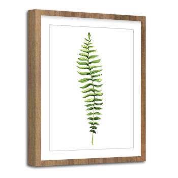 Obraz Styler Modernpik Greenery Wooden Fern, 30x40 cm