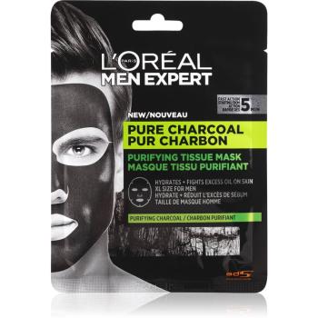 L’Oréal Paris Men Expert Pure Charcoal maseczka płócienna 30 g
