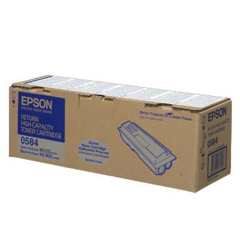 Epson originální toner C13S050584, black, 8000str., high capacity, return, Epson Aculaser M2400, MX20, O