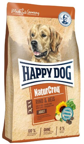 HAPPY DOG NaturCroq wołowina/ ryż 15 kg