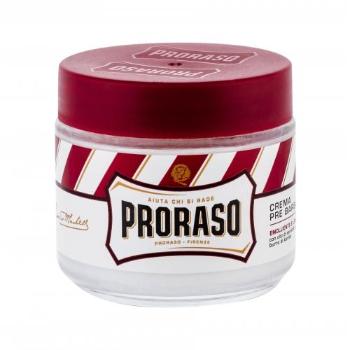 PRORASO Red Pre-Shave Cream 100 ml preparat przed goleniem dla mężczyzn Uszkodzone pudełko
