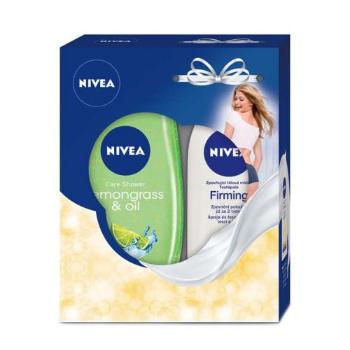 Nivea Q10 Energy+ Firming zestaw 250ml Q10 Firming Body Lotion Normal Skin + 250ml Lemongrass & Oil Shower Gel dla kobiet