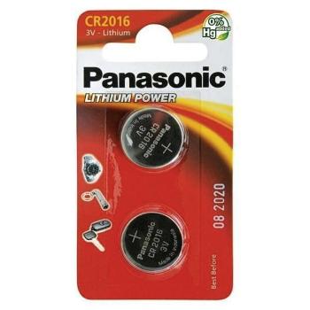 Bateria litowa PANASONIC (przycisk) CR-2016EL / 2B 3V (blister 2szt)