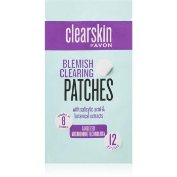 Avon Clearskin Blemish Clearing plastry dla skóry problematycznej przeciw trądzikowi 12 szt.