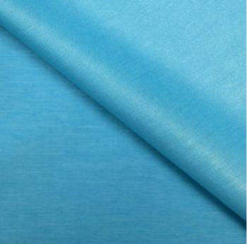 Zasłona lub materiał dekoracyjny, MALAGA 150 cm, niebieskoturkusowa