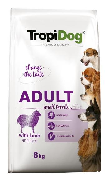 TROPIDOG Premium Adult S Lamb&amp;Rice 8kg sucha karma dla psów małych ras Jagnięcina i ryż