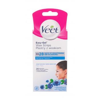 Veet Easy-Gel™ Wax Strips Sensitive Skin 20 szt akcesoria do depilacji dla kobiet