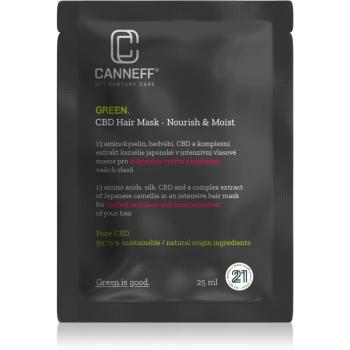 Canneff Green CBD Hair Mask regenerująco-nawilżająca maseczka do włosów 25 ml