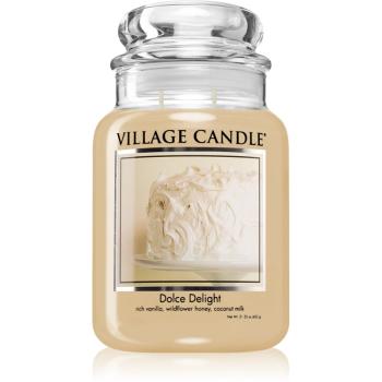 Village Candle Dolce Delight świeczka zapachowa (Glass Lid) 602 g