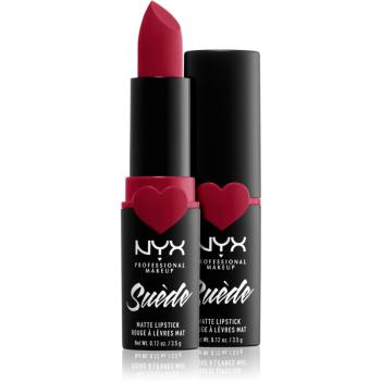 NYX Professional Makeup Suede Matte Lipstick szminka matująca odcień 09 Spicy 3.5 g