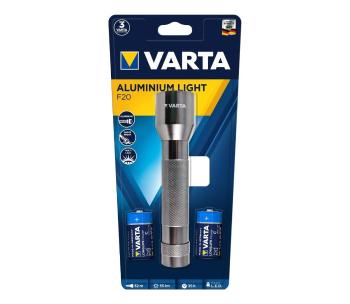 Varta 16628101421 - LED Latarka ALUMINIUM LIGHT LED/2xC