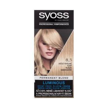 Syoss Permanent Coloration Permanent Blond 50 ml farba do włosów dla kobiet 8-5 Light Ashy Blond