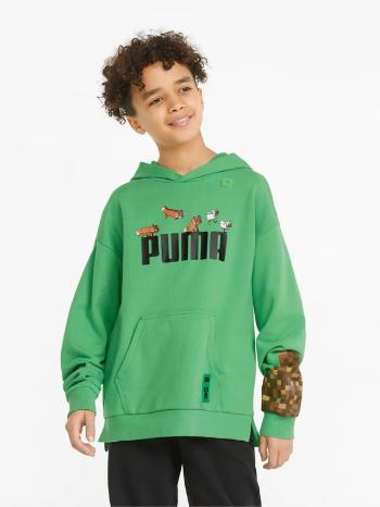 Puma Puma x Minecraft Bluza dziecięca Zielony
