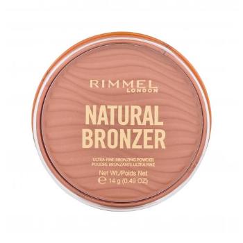 Rimmel London Natural Bronzer Ultra-Fine Bronzing Powder 14 g bronzer dla kobiet Uszkodzone pudełko 001 Sunlight