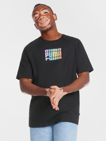 Puma Multicolor Graphic Koszulka Czarny