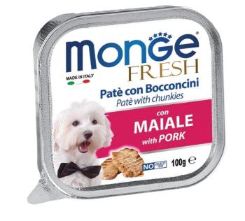 MONGE Fresh Dog Pasztet z wieprzowiną 100 g