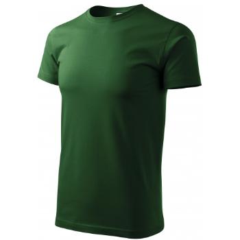 Koszulka unisex o wyższej gramaturze, butelkowa zieleń, XL