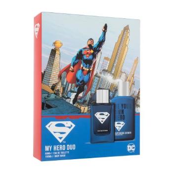 DC Comics Superman zestaw EDT 50 ml + żel pod prysznic 150 ml dla dzieci Uszkodzone pudełko
