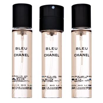 Chanel Bleu de Chanel Parfum - Refill czyste perfumy dla mężczyzn 3 x 20 ml