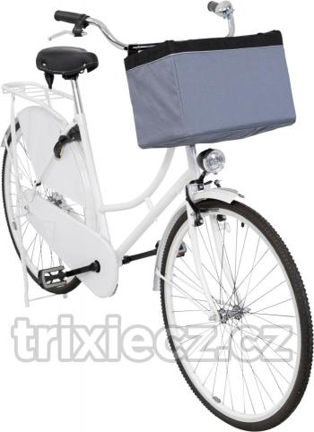 Transport kosz FRONT-BOX  na bike - szary - 38x25x25cm/6kg