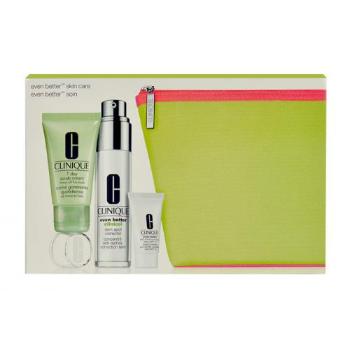 Clinique Even Better zestaw 30ml Even Better Clinical Dark Spot Corrector + 7ml Even Better Correcting Lotion + 30ml 7 Day Scrub + Bag