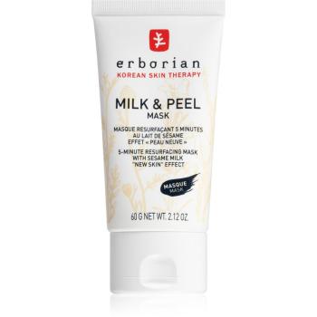 Erborian Milk & Peel maseczka oczyszczająco - złuszczająca dla efektu rozjaśnienia i wygładzenia skóry 60 g