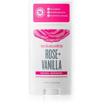 Schmidt's Rose + Vanilla dezodorant w sztyfcie 75 g