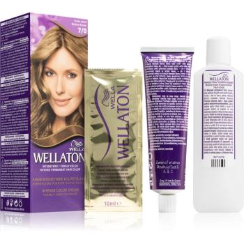 Wella Wellaton Permanent Colour Crème farba do włosów odcień 7/0 Medium Blonde