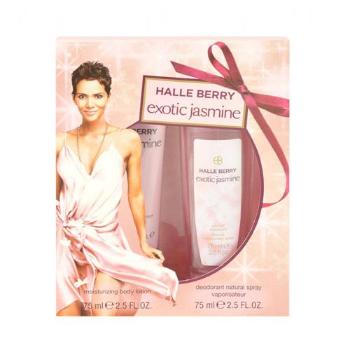Halle Berry Exotic Jasmine zestaw 75ml Deodorant + 75ml Balsam dla kobiet