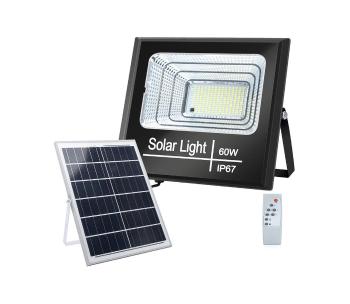 - LED Ściemnialny naświetlacz solarny LED/60W/3,2V IP67 + pilot