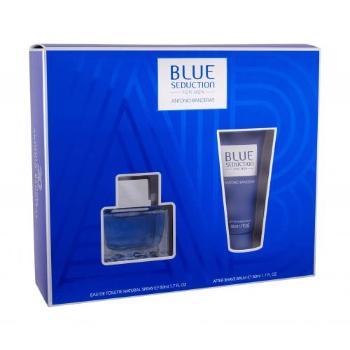 Antonio Banderas Blue Seduction zestaw Edt 50 ml + Balsam po goleniu 50 ml dla mężczyzn