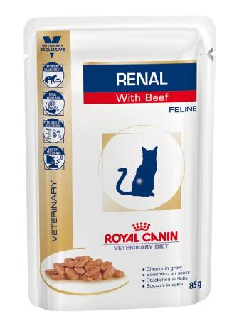 Royal Canin Veterinary Diet Cat RENAL BEEF saszetka - 85g