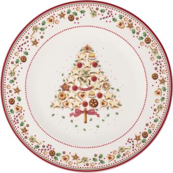 Porcelanowy świąteczny talerz Winter Bakery Delight Villeroy&Boch, ø 32 cm
