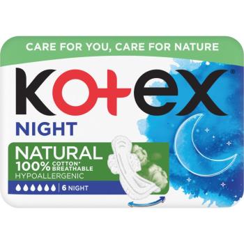 Kotex Natural Night wkładki 6 szt.