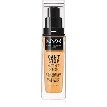NYX Professional Makeup Can't Stop Won't Stop Full Coverage Foundation podkład mocno kryjący odcień 12.5 Camel 30 ml