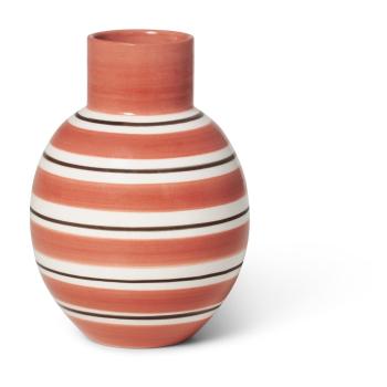 Biało-różowy ceramiczny wazon Kähler Design Nuovo, wys. 14,5 cm