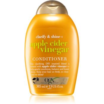 OGX Apple Cider Vinegar odżywka oczyszczająca do nabłyszczania i zmiękczania włosów 385 ml