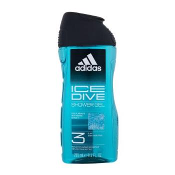 Adidas Ice Dive Shower Gel 3-In-1 250 ml żel pod prysznic dla mężczyzn