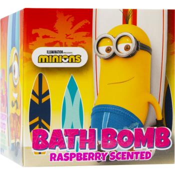 Minions Bath Bomb musująca kula do kąpieli Raspberry 1 szt.