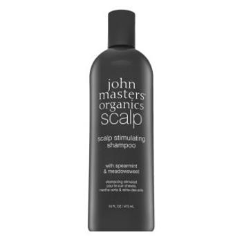 John Masters Organics Spearmint & Meadowsweet Scalp Stimulating Shampoo szampon wzmacniający do skóry głowy wymagającej stymulacji i ukojenia 473 ml