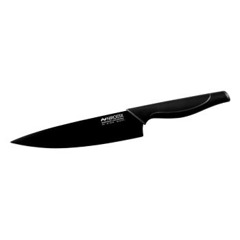 Czarny nierdzewny nóż szefa kuchni Nirosta Wave