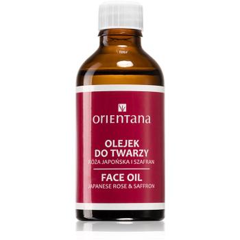 Orientana Japanese Rose & Saffron Face Oil odmładzający olejek do twarzy 50 ml