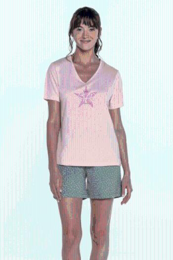 Damska piżama GITA Różowy XL