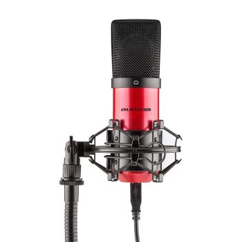Auna Pro MIC-900-RD USB, mikrofon pojemnościowy, kardioidalny, studyjny, kolor czerwony