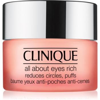 Clinique All About Eyes™ Rich nawilżający krem pod oczy przeciw obrzękom i cieniom 15 ml