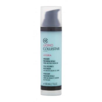 Collistar Uomo Total Freshness Moisturizer Face and Eye Cream-Gel 80 ml krem do twarzy na dzień dla mężczyzn