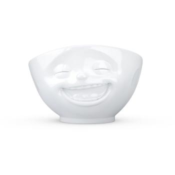 Biała porcelanowa uśmiechnięta miska 58products